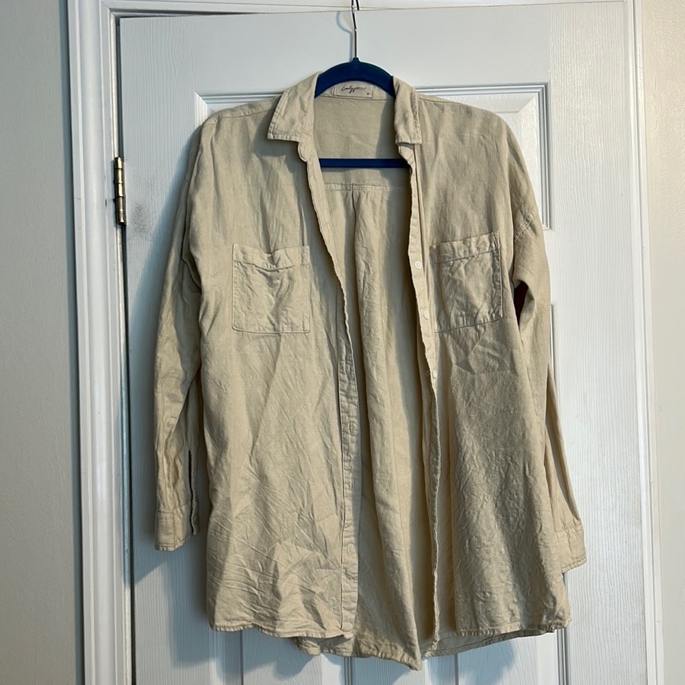 Carly Jean Los Angeles Ari Top- Cream